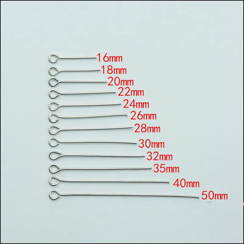 9 образные белые к/черные/бронзовые/золотые шпильки с головкой 1000 шт. 18 40 мм