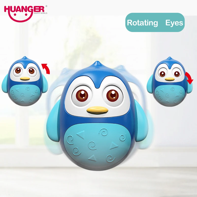 Huanger Baby музыкальная игрушка Roly poly мультфильм кукла кольцо колокольчики