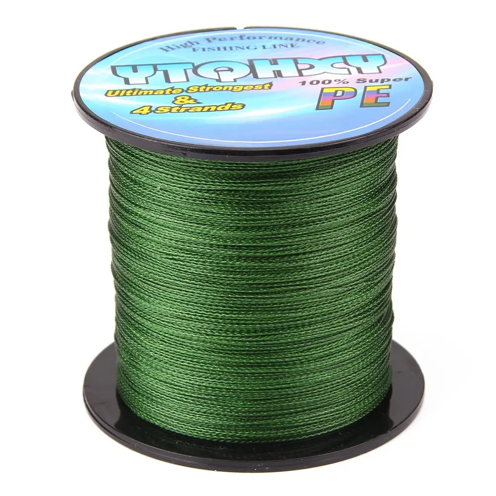 YTQHXY 100 м 4 нити супер крепкая ПЭ плетеная леска 10LB 80LB Япония Multifilament 100% PE Карп
