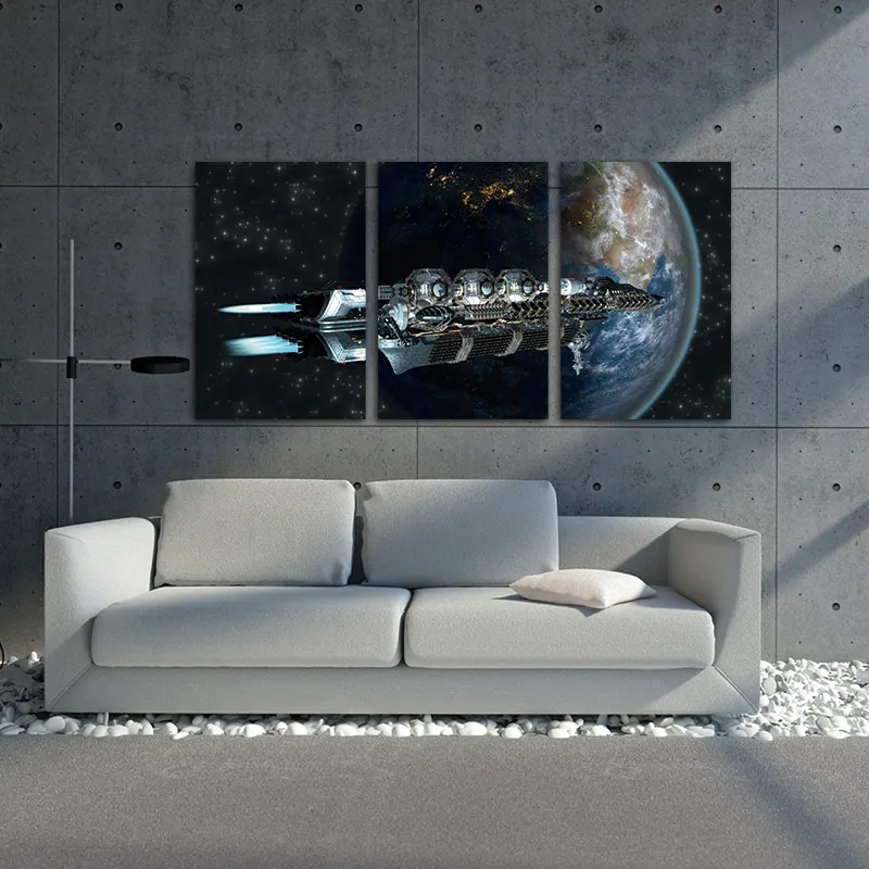 Модульные картины из 3 частей печатные Звездные войны штурмовик постер фильма