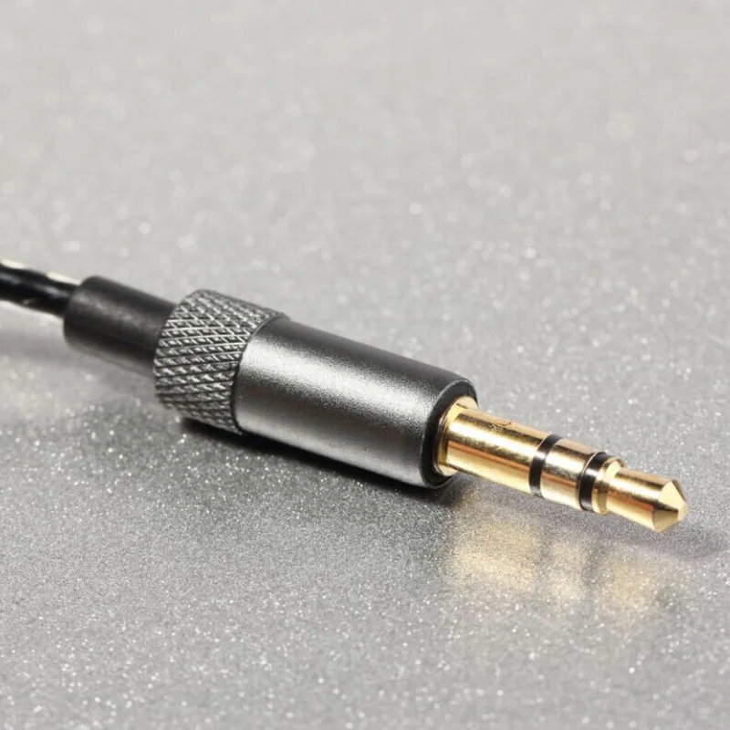 1.2m DIY 32*0.05 Oxygen Free Copper Pure Core Gold-plated 3.5mm 3-pole Jack LC-OFC Headphone Cable Earphone 250D Wire Headset |