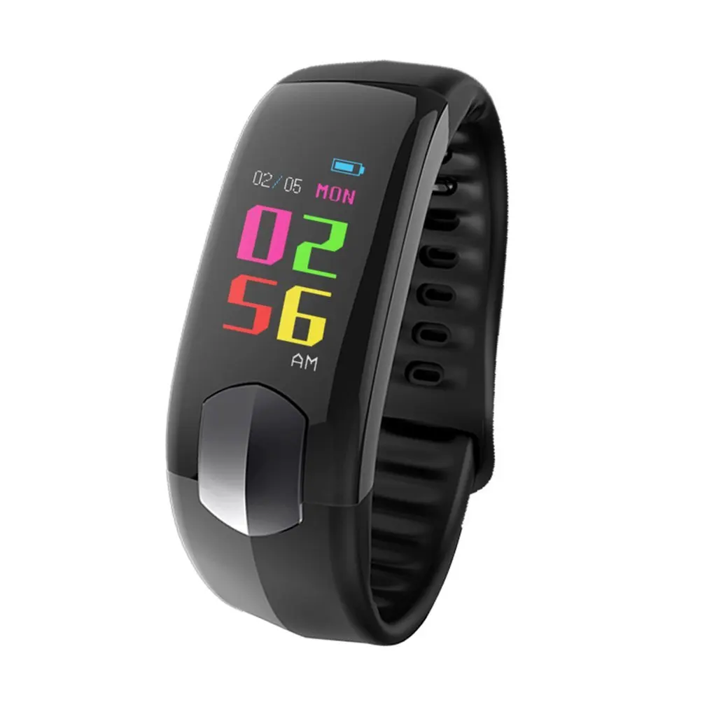 0 96 &quotOLED цветной экран WI11 Smart Band кровяное давление пульсометр шагомер водостойкие