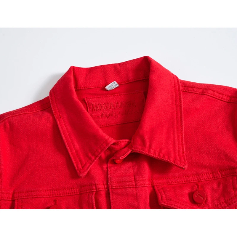 

2019 Men's Fashion bomber Casual brand Jeans Jackets fashion Streetwear moto bike Men Clothing high-grade Denim Jacket big size