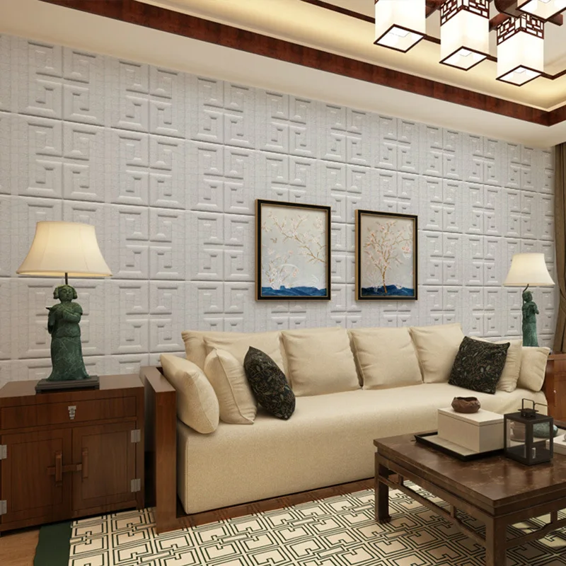 5 шт. 30*30 см Гибкие 3D-Наклейки для телевизора с текстурой крокодиловой кожи