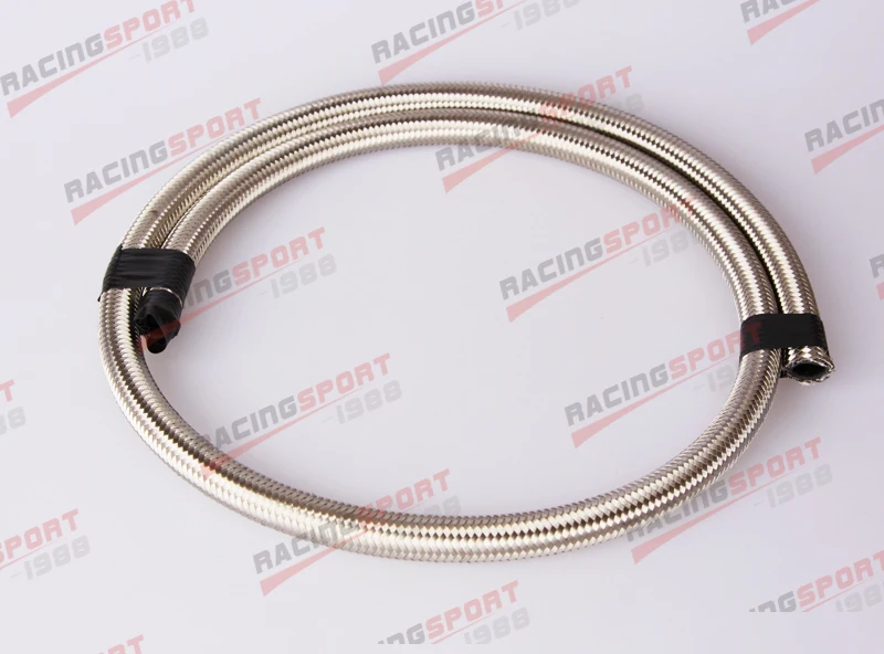 8 Плетеный Топливный Шланг из нержавеющей стали 1500 PSI на ножку|an 8|fuel linebraided stainless
