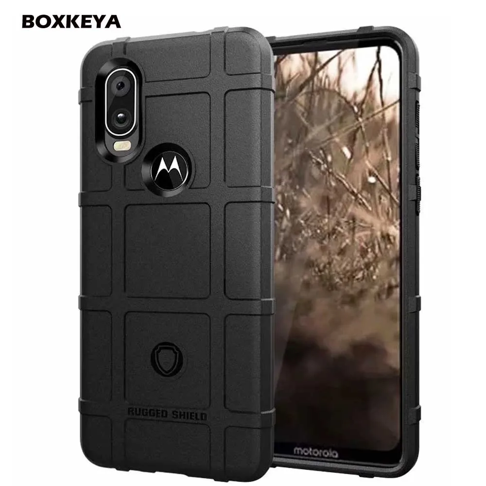 Для Motorola Moto E7 One P30 Play Note P40 прочный защитный чехол броня для G7 G6 Plus Z3 Force матовый