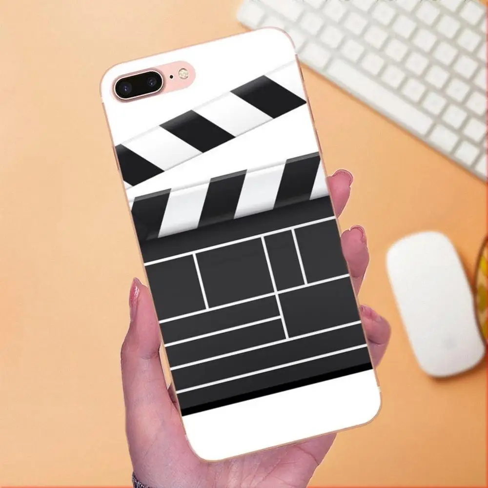 Фильм Clapperboard Clapper доска для Galaxy Grand Alpha G850 Core2 Prime S2 I9082 A3 A5 A7 On5 On7 2015 2016