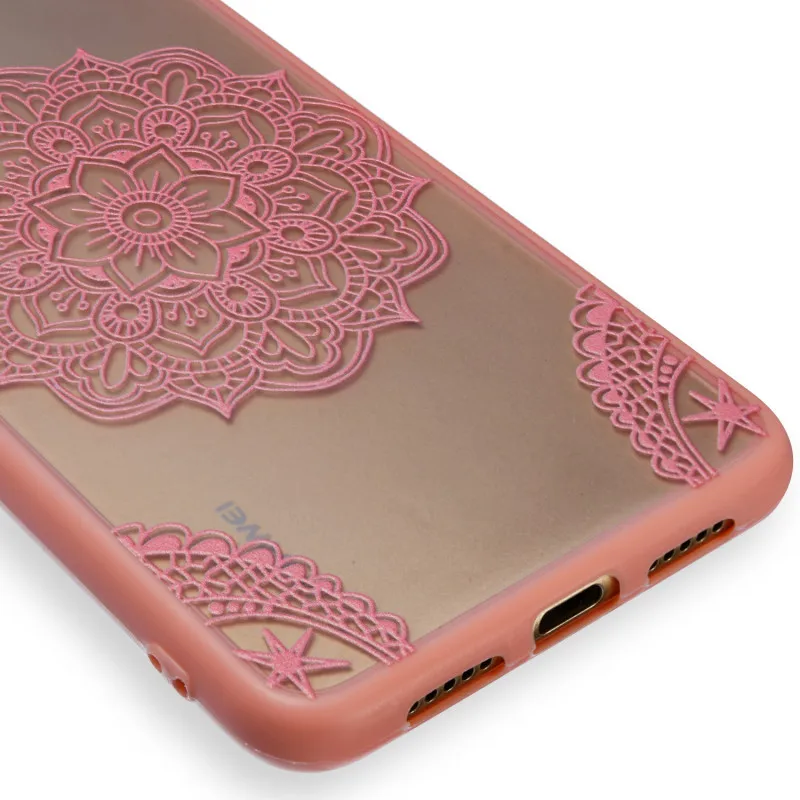 Мягкий ТПУ чехол huawei P20 Lite чехол s для Coque huawei P20 Lite P20 Pro Чехол 3D рельефный кружевной цветок силиконовый Жесткий pc задний Чехол