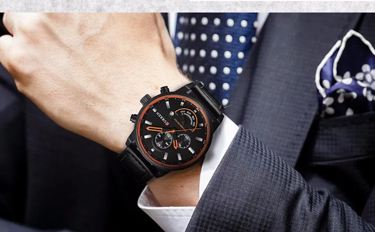 CURREN top luxury brand mens watch Quartz fashion male watches sports Wristwatch Waterproof men watches clock Relogio Masculino