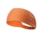 Orange Бандо cheveux femme тюрбан с узлом головная повязка широкая эластичная повязка на голову feminino спортивные повязки на голову для йоги аксессуары для волос - Цвет: Orange