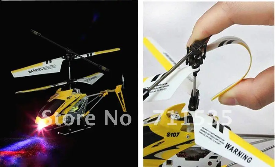 Syma BNF S107G гироскоп Металл инфракрасный радио 3CH мини RC вертолет Летающий Дрон для