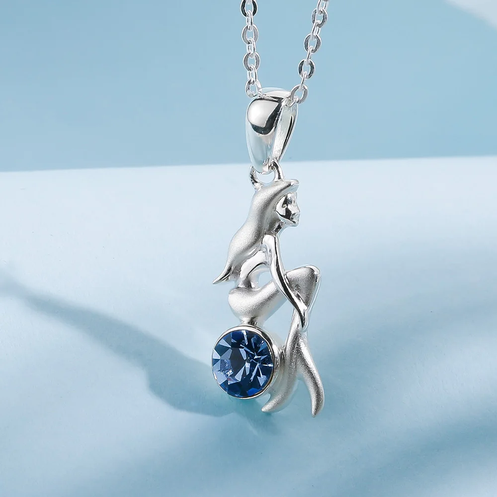 Женское ожерелье с подвеской русалка из серебра 925 пробы|necklace necklace|necklace silver