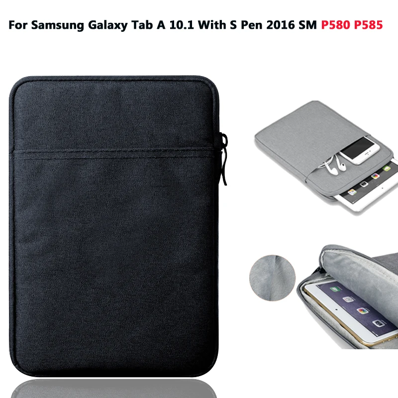 Для Samsung Galaxy Tab A 10,1 с S Pen SM P580 P585 SM-P580 протектор экрана из закаленного стекла пленка сумка чехол - Цвет: For P580 P585 10.5