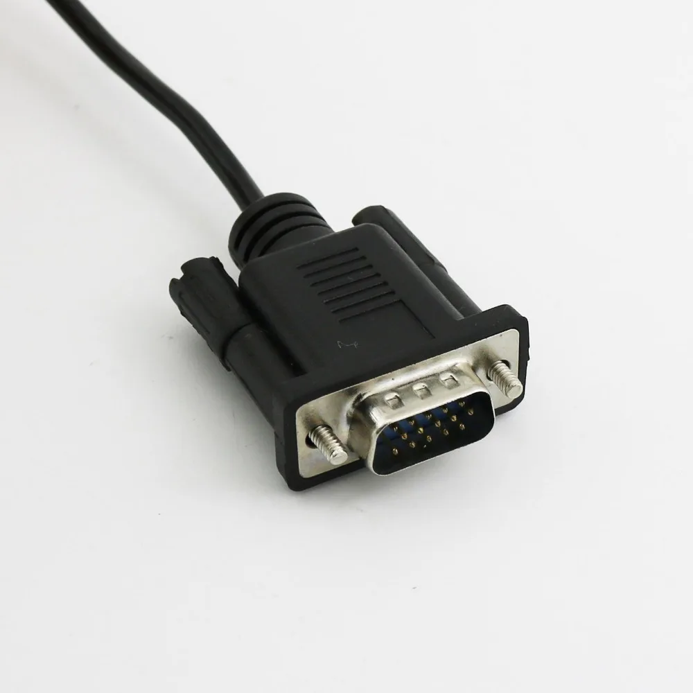10 шт. мини-usb 5-контактный разъем для VGA DB15 D-SUB 15-контактный кабель-адаптер