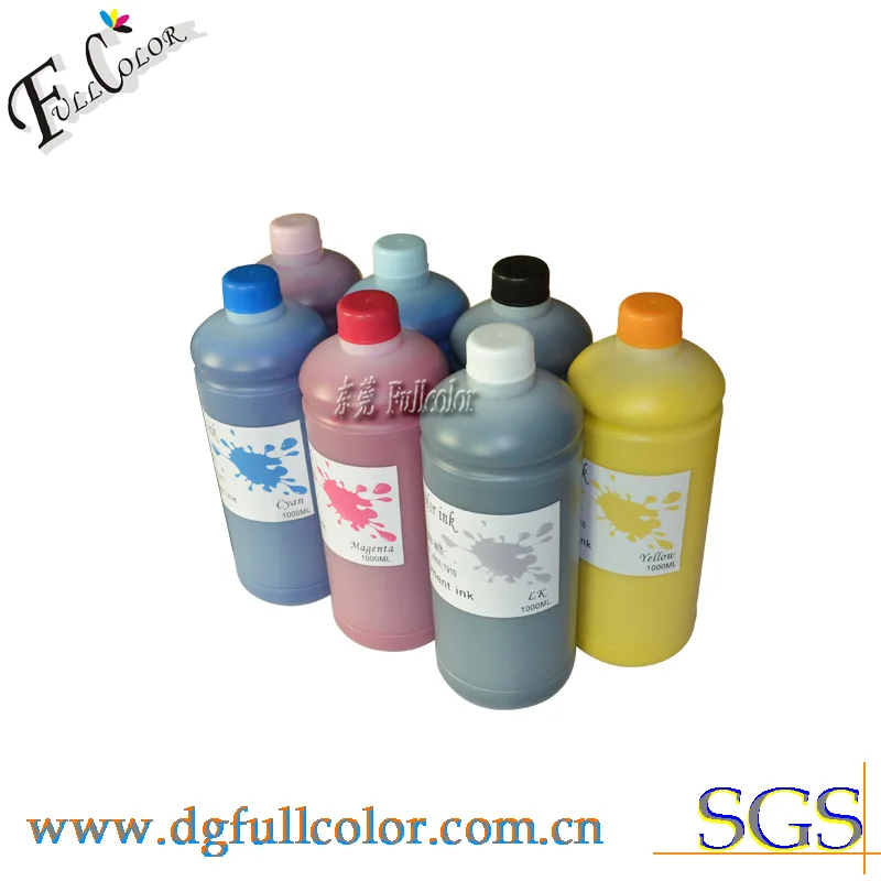 

[1 Liter * 7 Color ] T0341 Water Based Pigment Ink for Epson 2100 2200 Refill Cartridge Ink