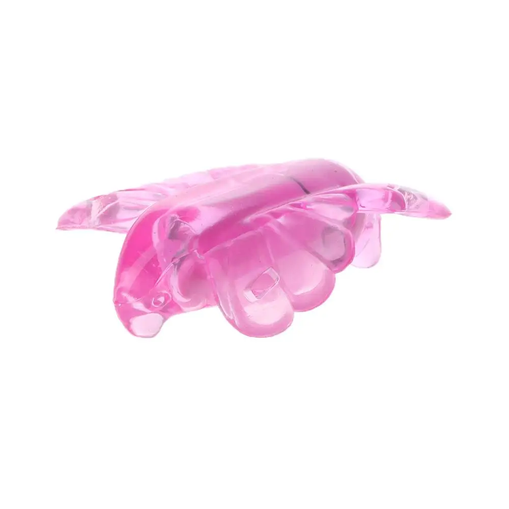 Фаллоимитатор вибрирующий женский силиконовый массажер в виде бабочки медведя