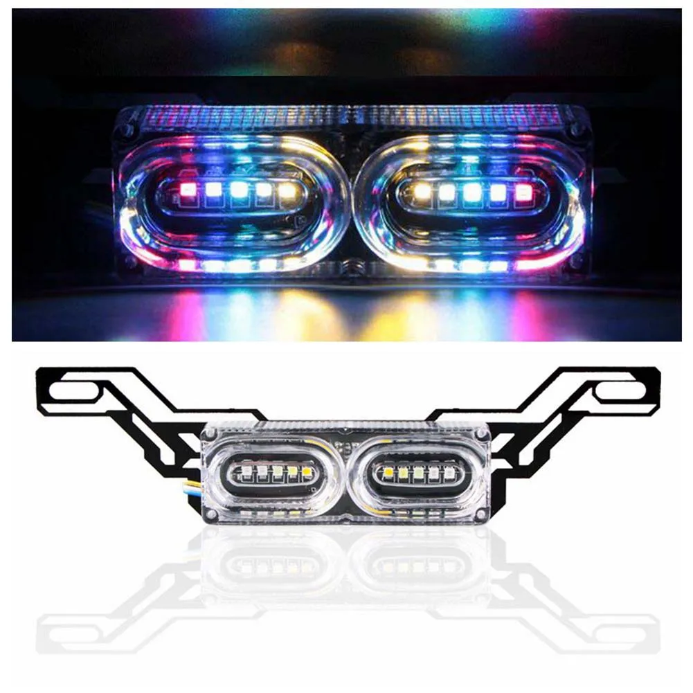 Мотоциклетная Стробоскопическая Тормозная лампа DRL светодиодсветодиодный стоп