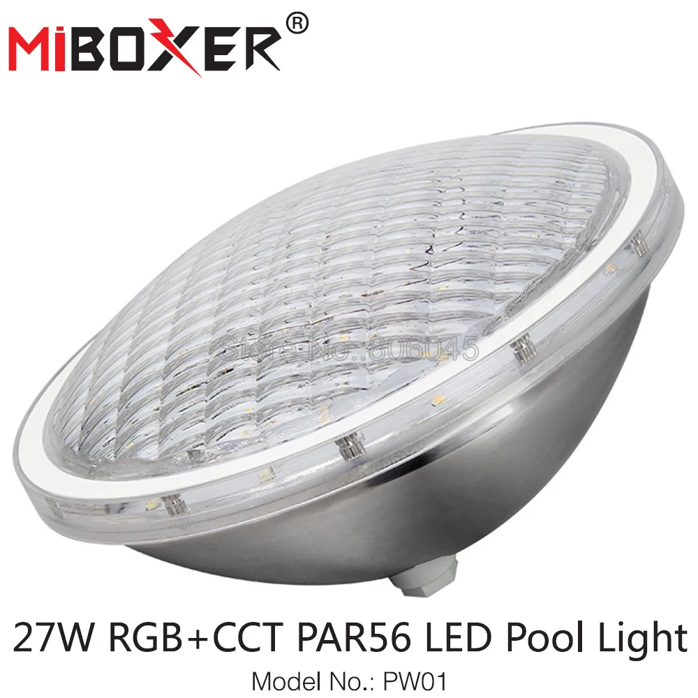 Светодиодный светильник для бассейна Miboxer PW01 27 Вт RGB + CCT PAR56 IP68 Водонепроницаемый