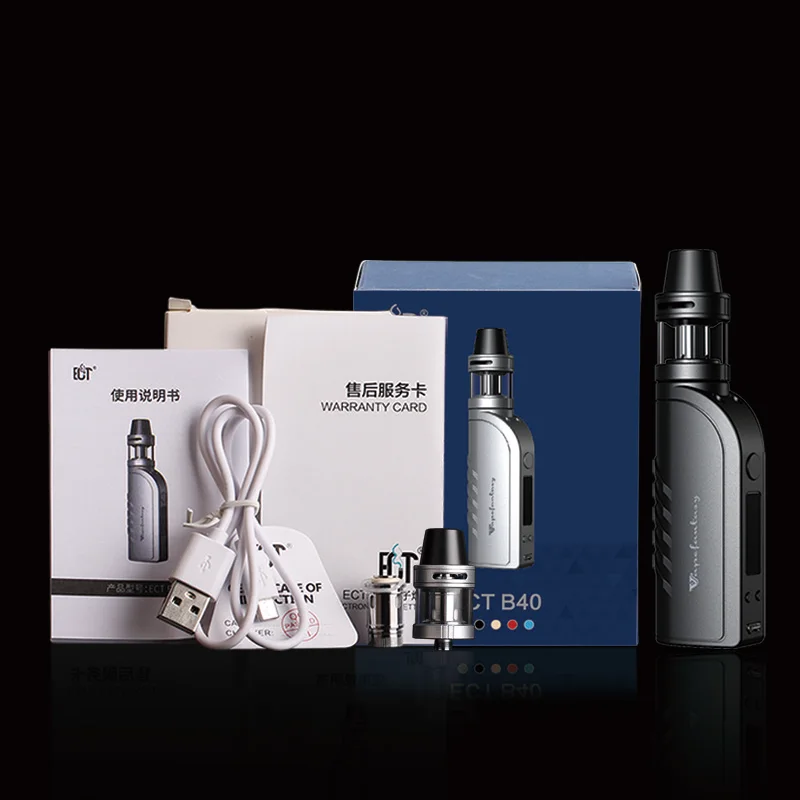 Оригинальный ect b40 мини VAPE моды 2200 мАч 2 мл портативный механический мод поле mod