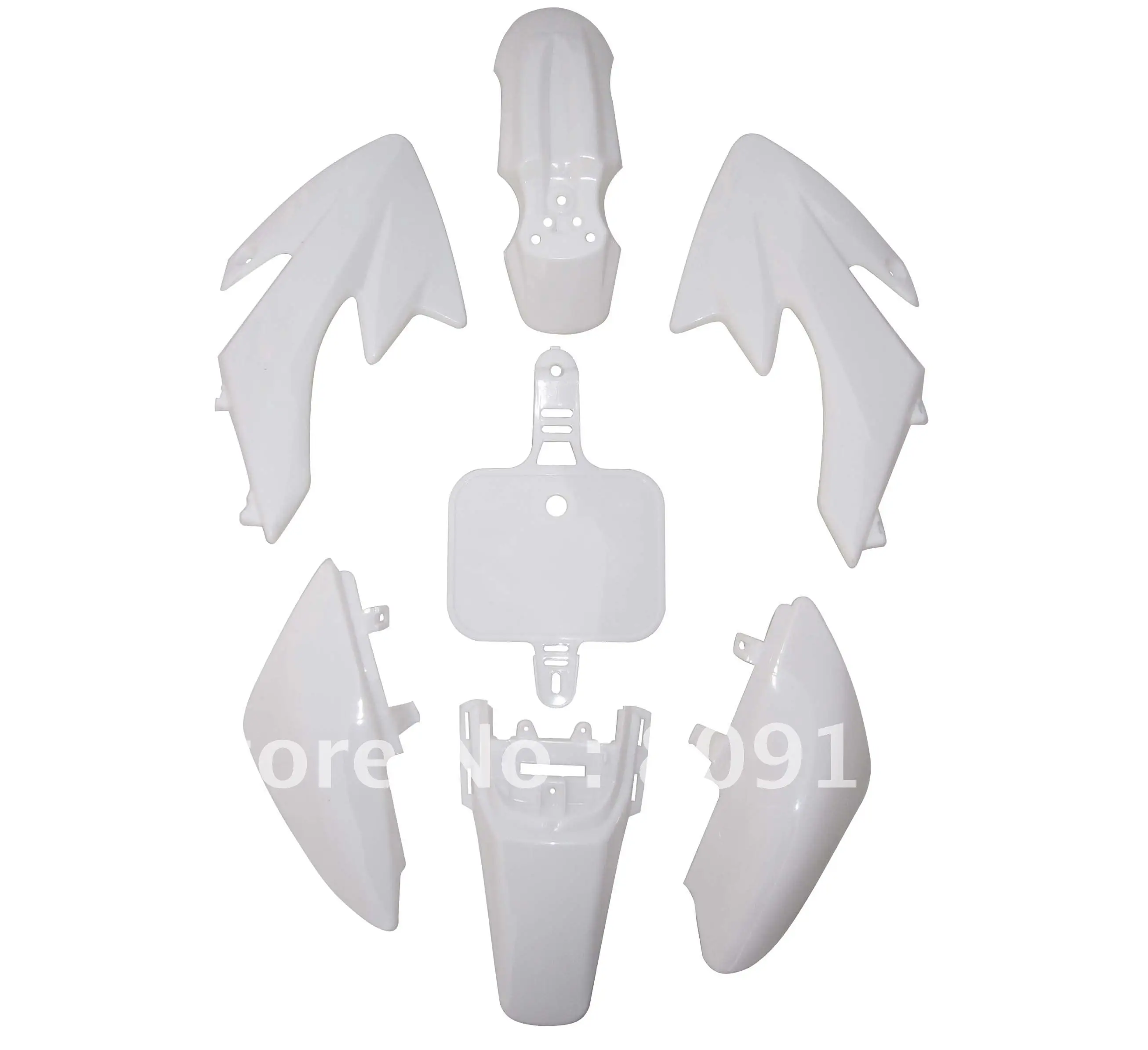 Dirt Bike CRF50 plastic cover 7 piece for one set - white colour | Автомобили и мотоциклы