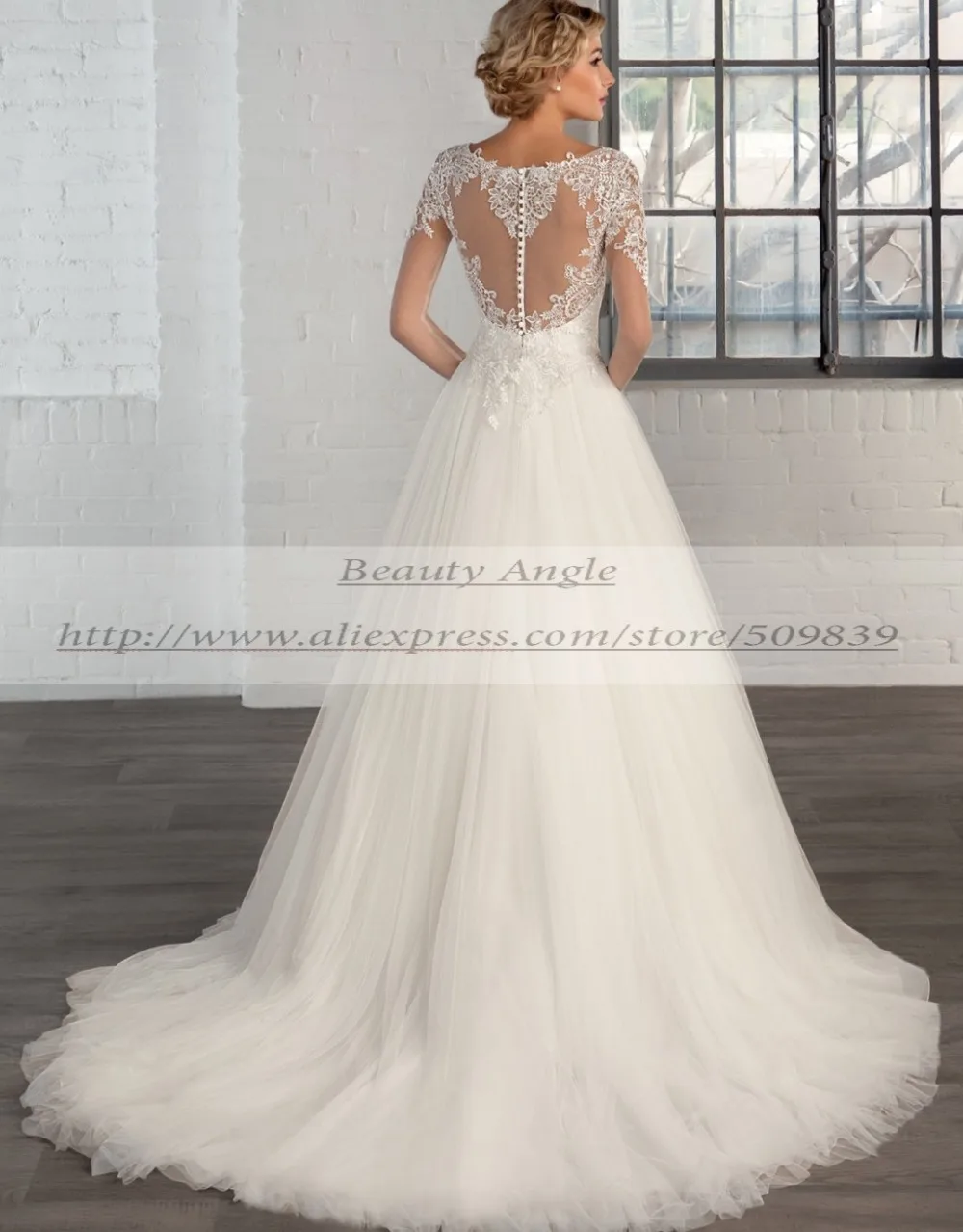 Свадебное платье 2017 Vestido De Noiva трапециевидной формы одежда с длинным рукавом See