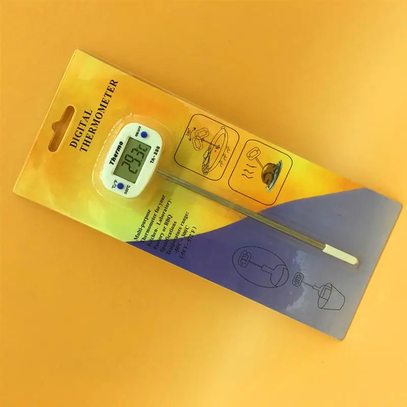 LUOEM цифровой термометр для приготовления пищи и мяса с датчиком из нержавеющей