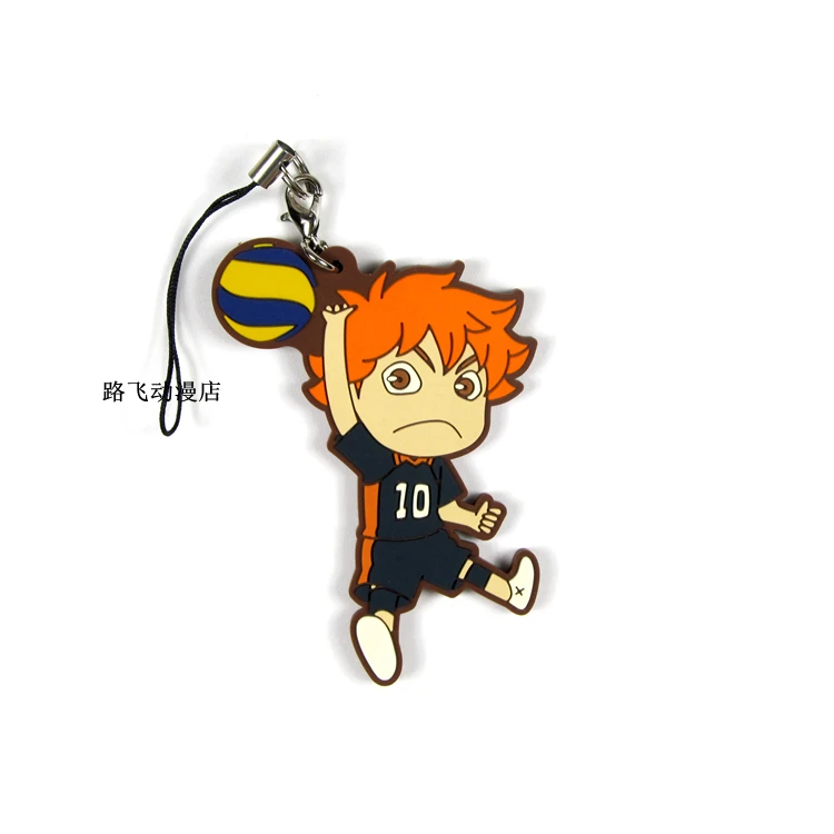 Аниме модель Haikyuu фигурка Хината Shoyo Tanaka Ryunosuke Takeda Iitetsu Sugawara Koushi резиновый брелок