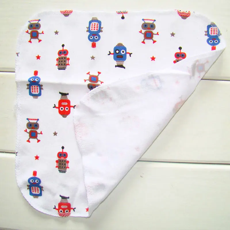 8 шт./упак. 100% хлопковые полотенца для новорожденных Детская Мочалка девочек