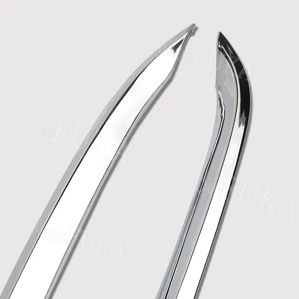 2 шт. хромированная Автомобильная передняя противотуманная фара Накладка для Ford