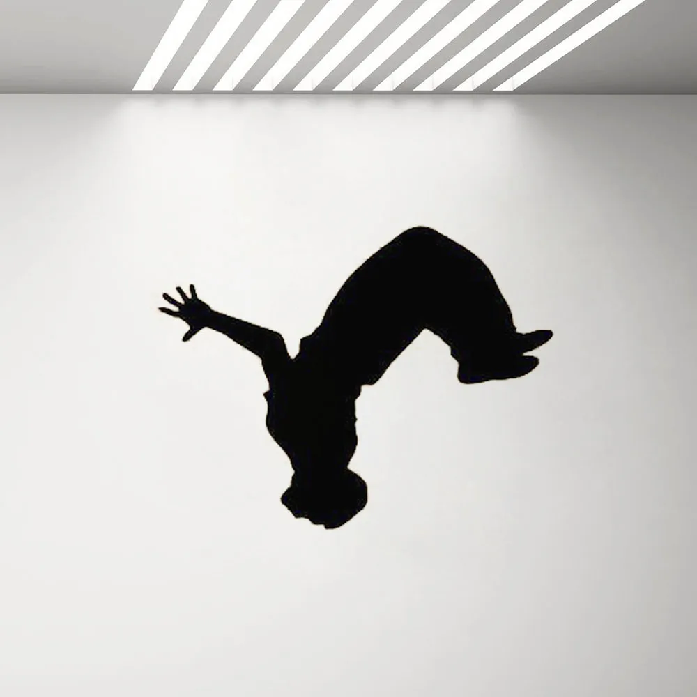 

Parkour Wall Decal Boys Bedroom Decals Street Sport Vinyl Art Wall Sticker Home Decoration Wall Posters Mural Modern G525