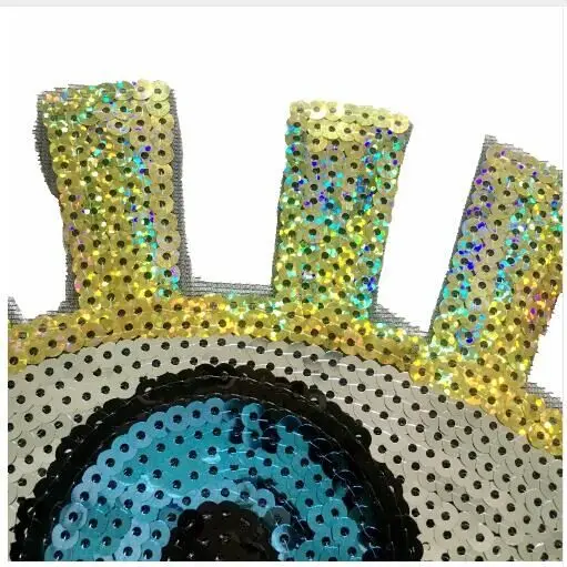 DD1pc кружевная наклейка с вышивкой глаз ткань свитер одежда футболка украшение