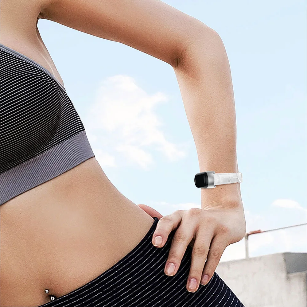 

Smart Bracelet For Mi Band 3 Sport leather Colorful Strap for xiaomi Mi band 3 Replacement classic Leather Wristbands watchband
