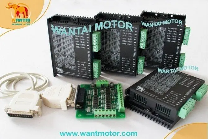 Дешевый ЧПУ! Wantai 4 шт. Драйвер Шагового Двигателя DQ860MA 80 в 7.8A 256 микро фрезерный