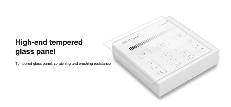 Mi Light B1 4 зоны яркости Диммер Сенсорная смарт-панель Пульт дистанционного
