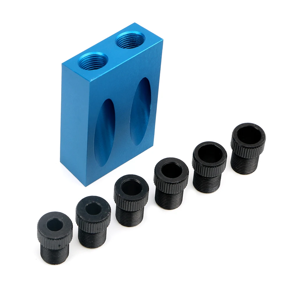 

NICEYARD 6/8/10mm Manufacturing Oblique Hole Locator Wood Drill Wood Work Carpentry Tool Set Furniture Punching Puncher