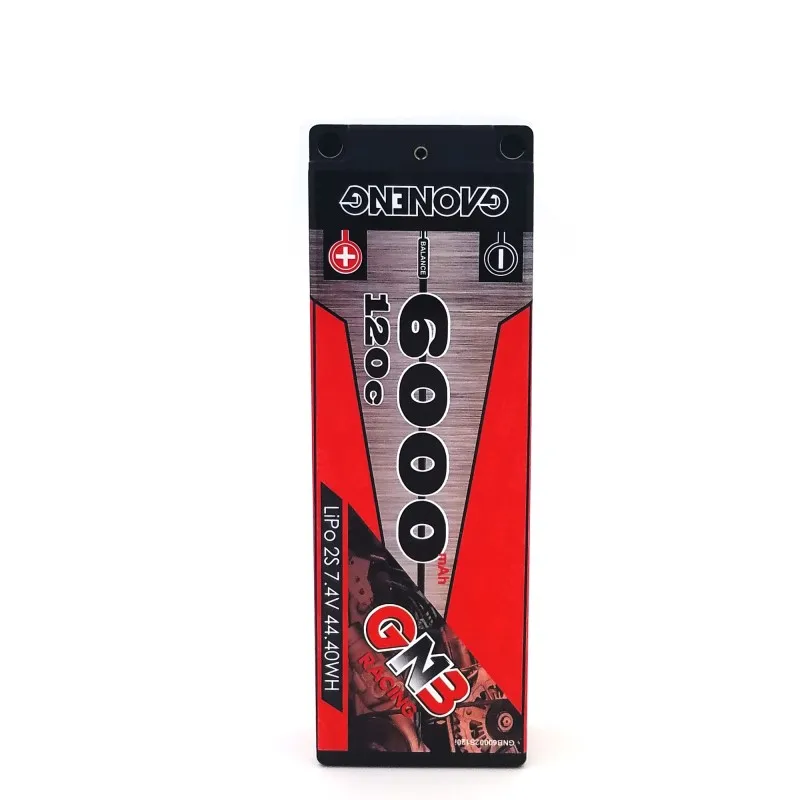 Gaoneng GNB 6000 mAh 2 S 7 4 V 120C Hardcase LiPo батарейный блок с w/h 5 0mm bullet Deans T Plug для 1:10 1/10 RC