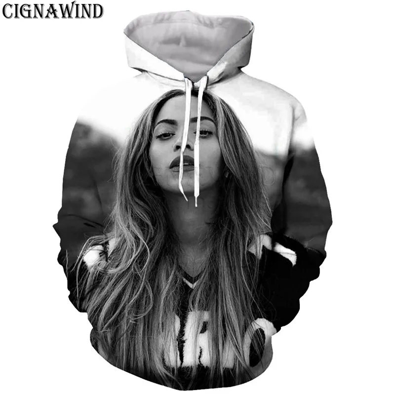 Мода хип хоп поп queen Beyonce Толстовка для мужчин/для женщин 3D толстовки с капюшоном, с принтом; толстовки одежда с длинным рукавом Harajuku стиль уличная топы корректирующие - Цвет: 01