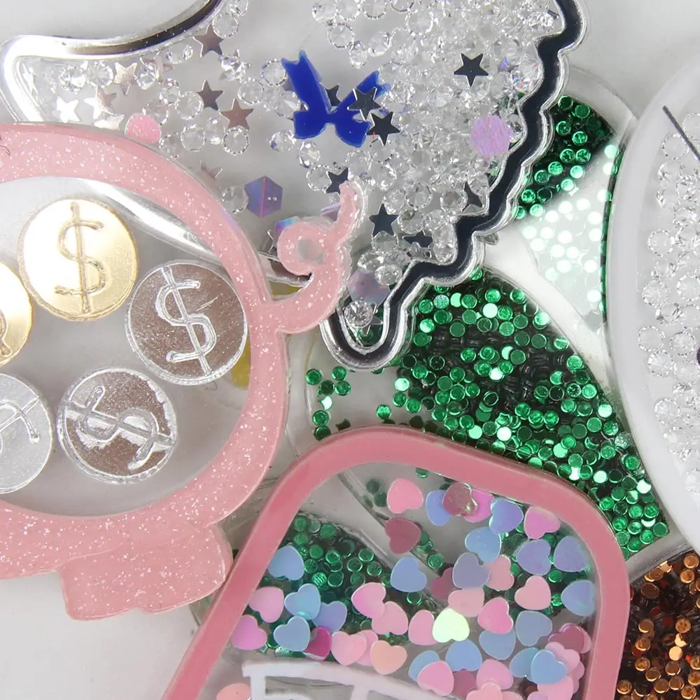 

CheerBows 1pcs Animals Acrylic Patches DIY Hairbow Phone Case Accessories Handmade Clothes Decoration Resin Cabochons Applique