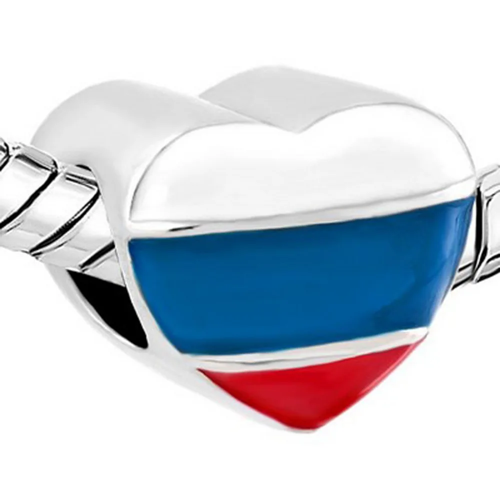 Слайд шарм Бесплатная доставка DIY бусины Канада США британский флаг Шарм Бусины
