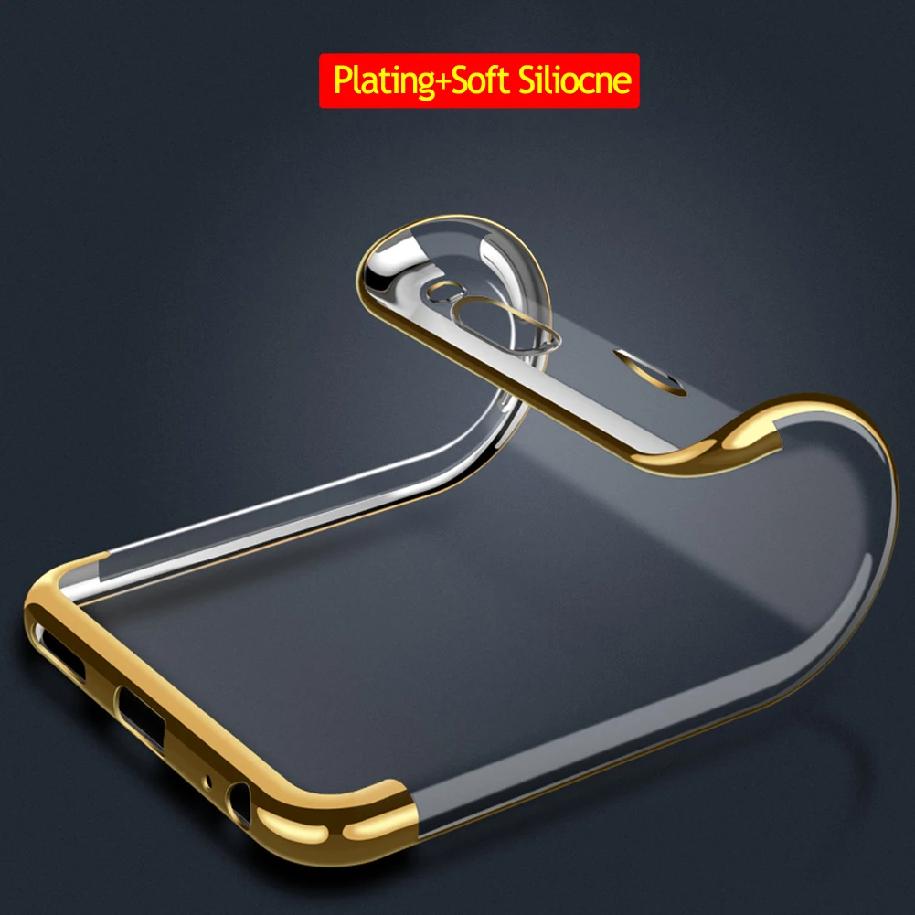 Plating Silicone Case for Xiaomi 8 SE Redmi Note 5/5 Plus/Note 4X Luxury Hybrid Clear Shockproof Phone Cover |