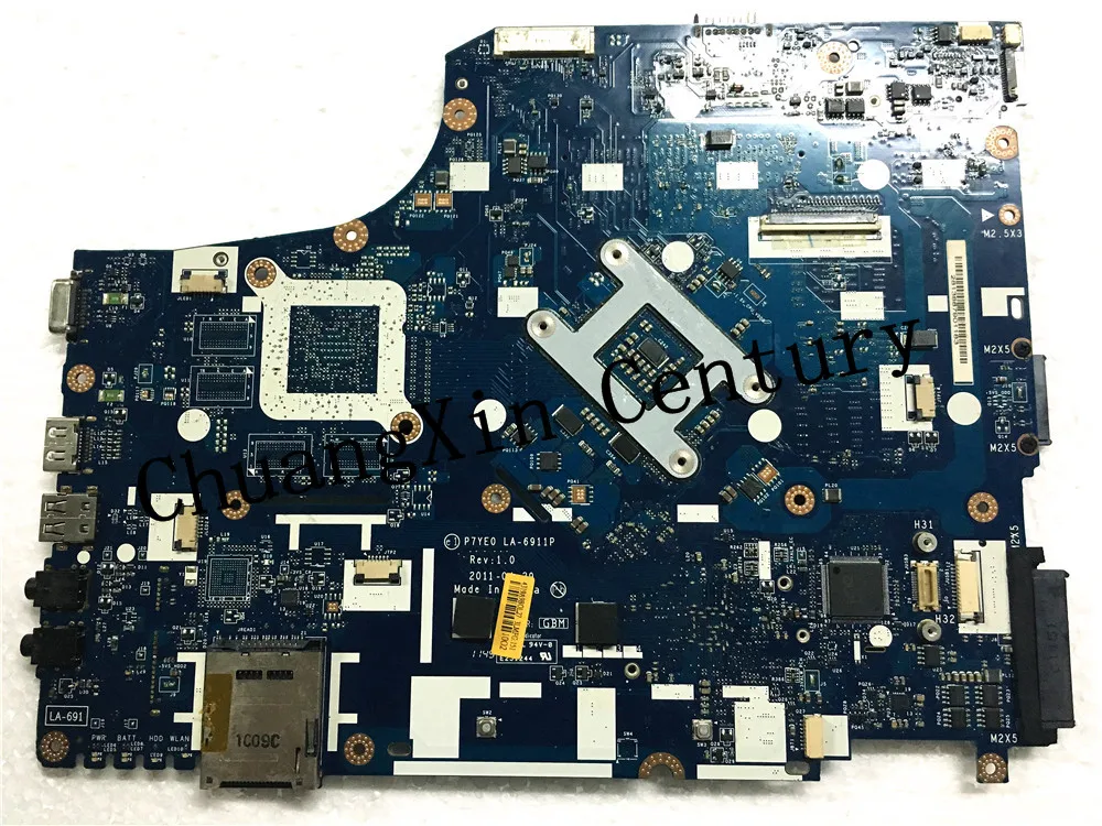 Для P7YE0 LA-6911P материнская плата для ноутбука Acer Aspire 7750 7750Z Intel hm65 DDR3 MBRN802001 MB.RN802.001 |