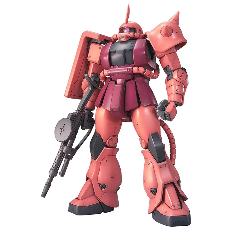 BANDAI MG 1/100 Char's Zaku мобильный костюм экшн-фигурка с эффектом GUNDAM модификация