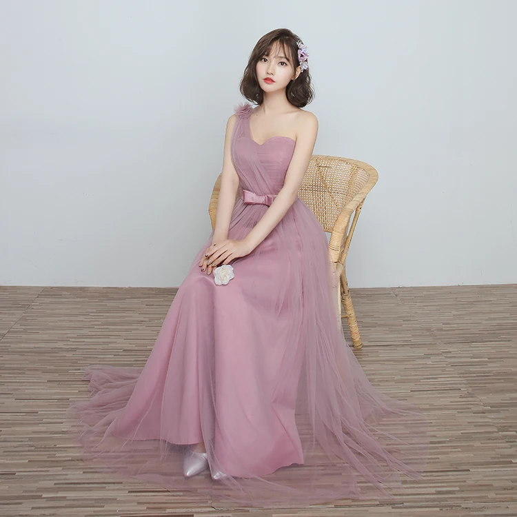 Robe De Soriee новые платья подружки невесты пыльное длинное ТРАПЕЦИЕВИДНОЕ ПЛАТЬЕ с вырезом лодочкой дешевые вечерние платья на выпускной под 50 Vestido Boda Longo