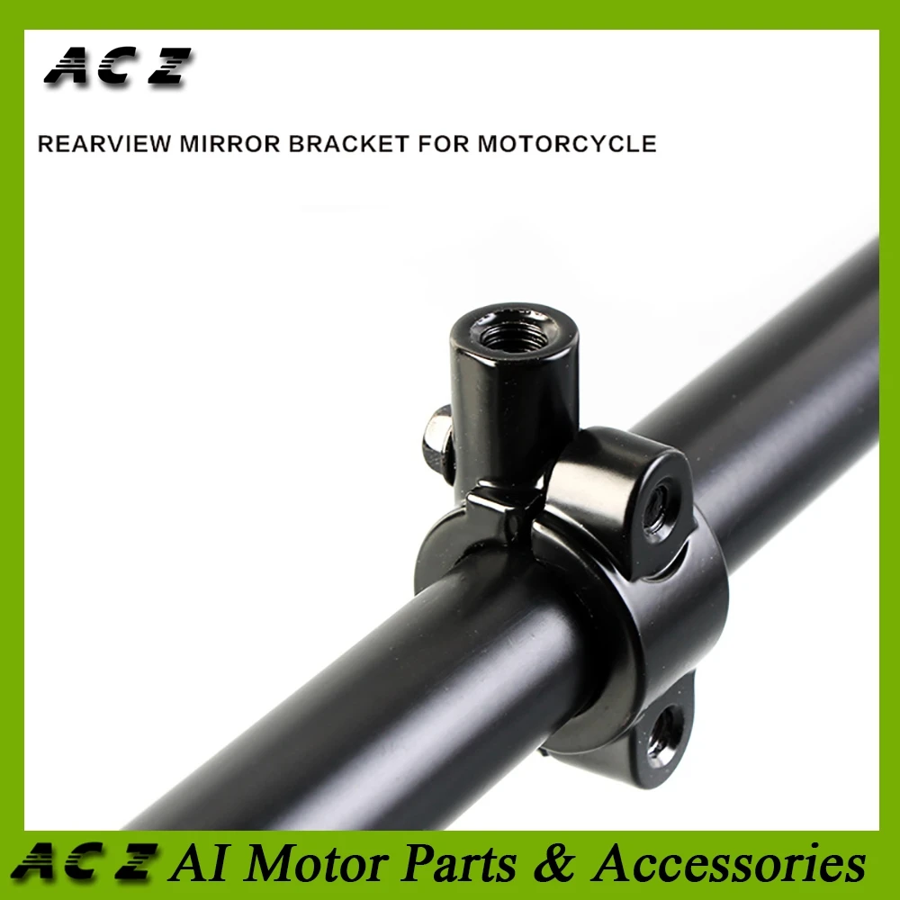 ACZ Motorcycle 1 pair 22mm Universal Rearview Mirror Holder Adapters Mounts Riser Spacers Extension Adapter Clamp Mount | Автомобили и