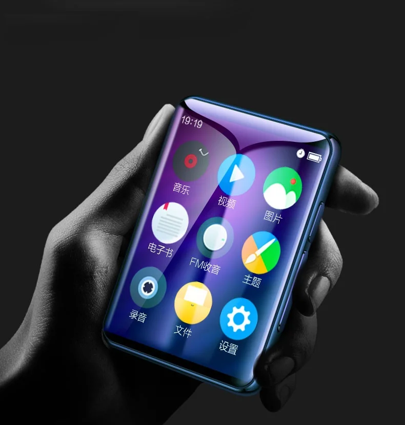 BENJIE X6 полный сенсорный экран MP3 плеер 8 Гб FM радио Электронная книга HiFi музыкальные видео плееры с динамиком Поддержка TF карты