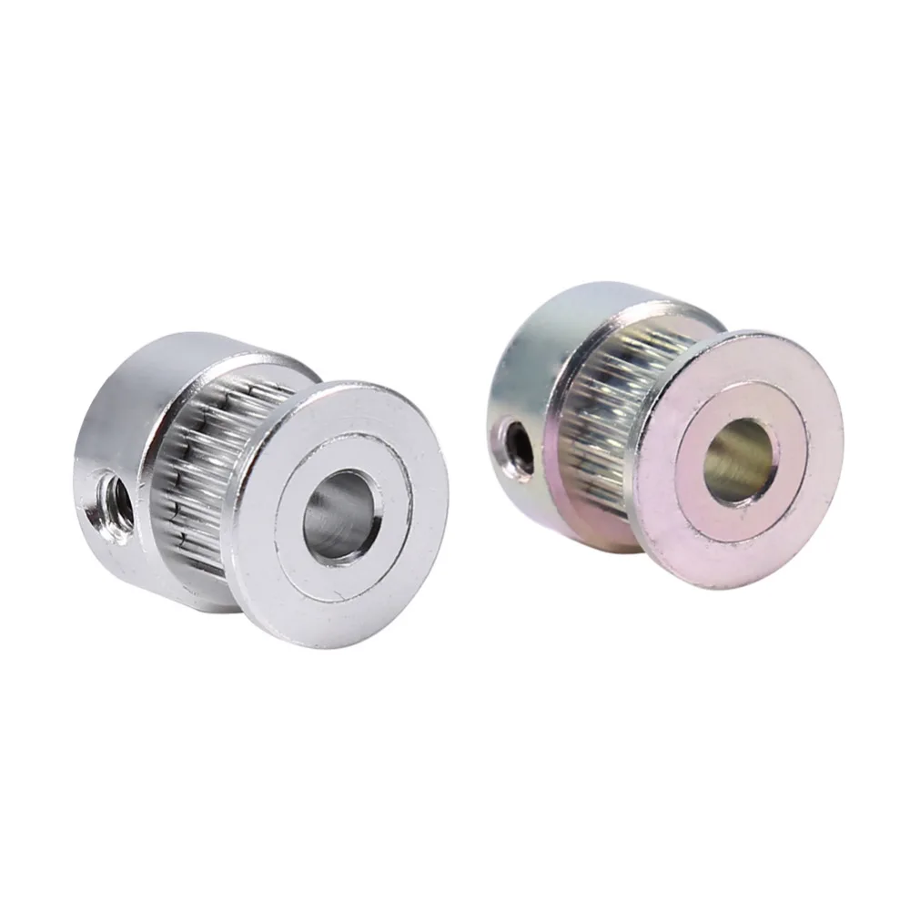 Зубчатый шкив из алюминиевого сплава 2 шт./лот 5 мм внутренний диаметр 20 зубьев для