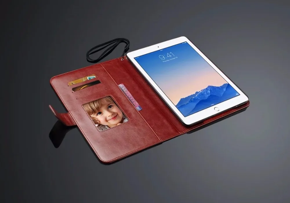 Роскошный кожаный чехол-кошелек в стиле ретро для apple iPad mini 3 2 1 чехол-Обложка