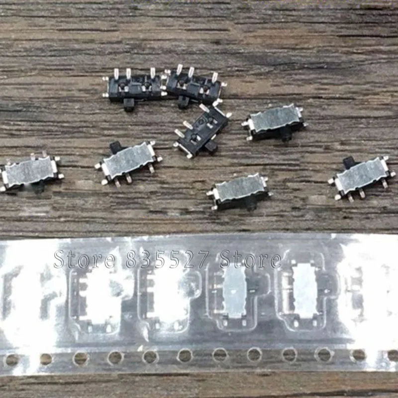 10 шт./лот SSSS811101 Janpan 7pin тумблер переключатель с боковым циферблатом SMD 2-gear блок