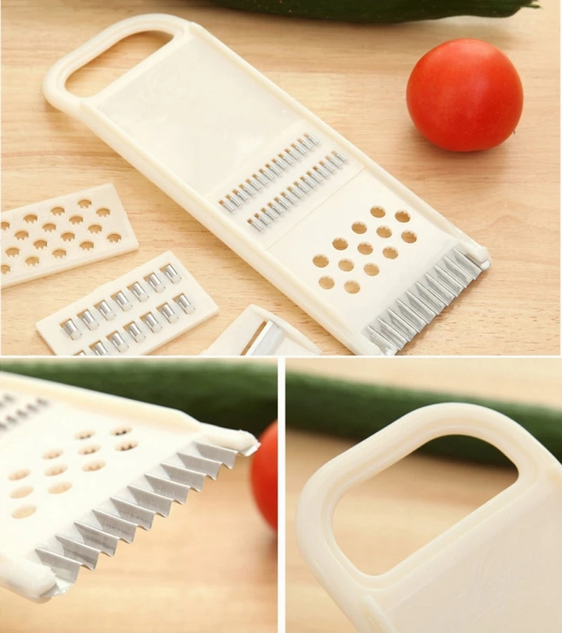 6 в 1 многофункциональная овощерезка из нержавеющей стали|Шредеры и слайсеры| |