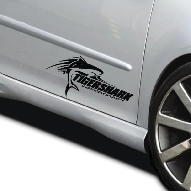 Автомобильный Стайлинг наклейки на бампер Акула автомобильная наклейка tigershark